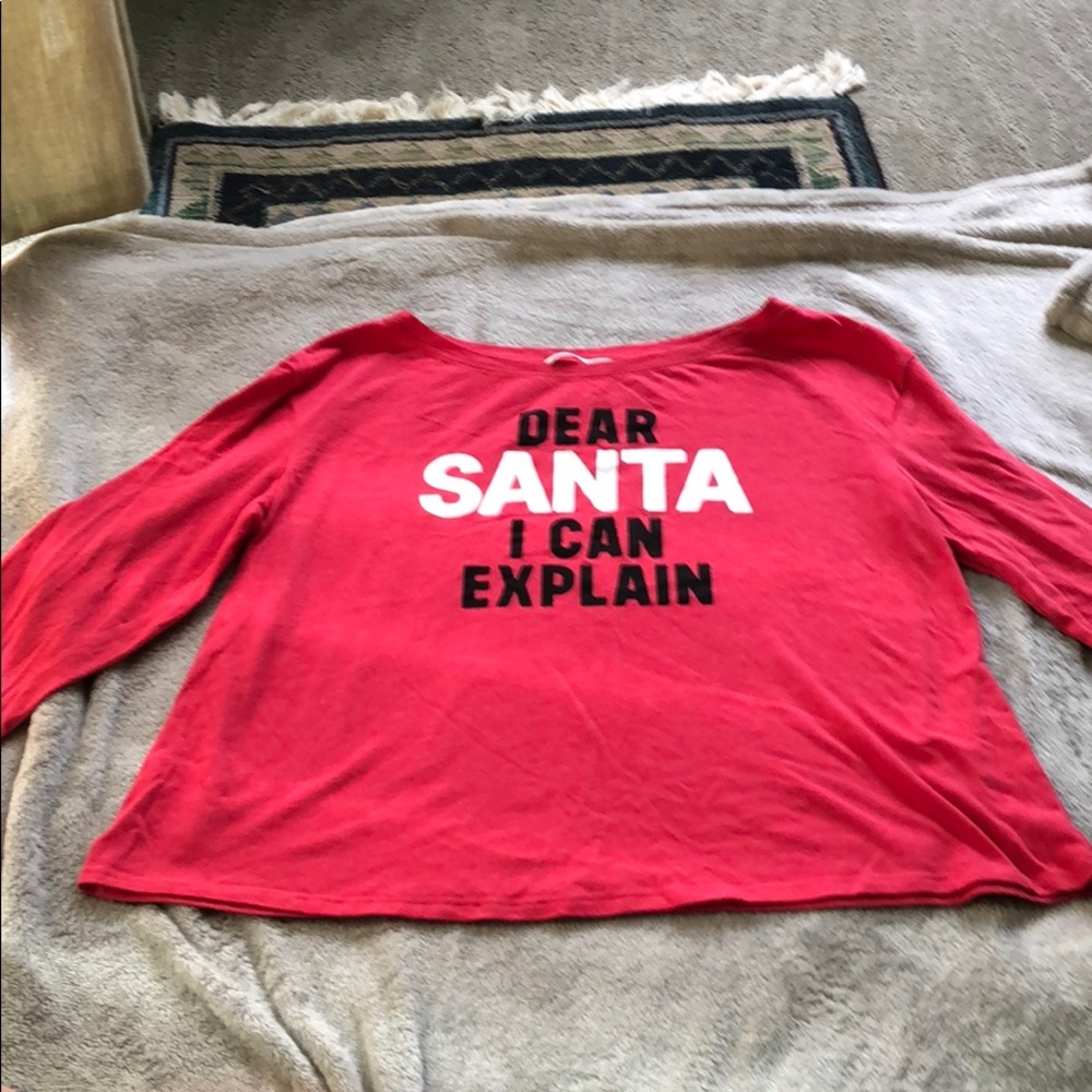 Santa pj shirt